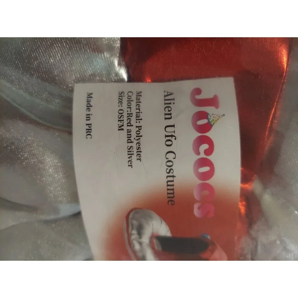 Halloween Space Alien Ufo Costume Jococs Size OSFM.‎ Kids Costumes